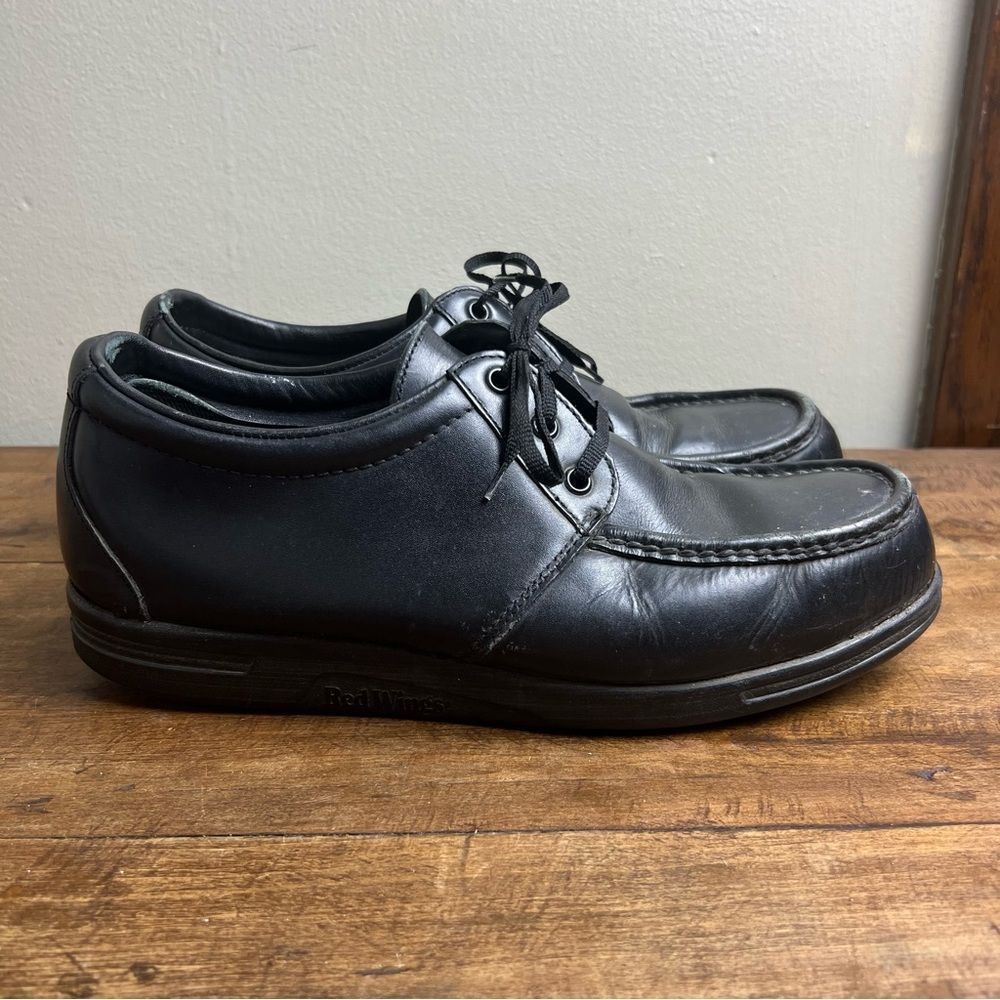 Red Wing steel toe 6604 work oxford moc toe black 10 D
